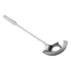 2X(Soup Ladle, Wok Spatula,the Longer Handle Shovel Spoon Rustproof, Heat2845
