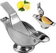 2 Bird Lemon Squeezer | Lemon Wedge Squeezer | Stainless Steel Manual Lemon Squeezer | Bird Shape Lemon Juicer Hand Fruit Press for Citrus Orange Lime Pomegranate