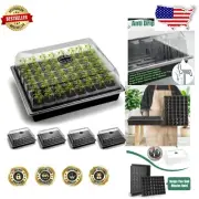 5 Set Mini Propagator Kits with Deep Cells & Drip-Proof Design, Seed Germination
