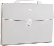 Organizer 13 Pockets A4 Size Expanding Wallet File Folder Paper Document Storage Organ Bag Holder Office School Organizer for Office(Gray)