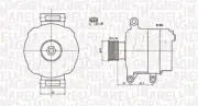 Alternator For MINI R50 R53 R52 Cooper S JCW Works 1079452 MAGNETI MARELLI (for: Mini)