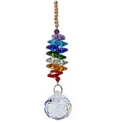 Chakra Suncatcher Hanging Beads Ball Prism Rainbow Maker