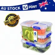 Sistema KLIP IT PLUS Food Storage Containers | 6 Piece Airtight Containers Set