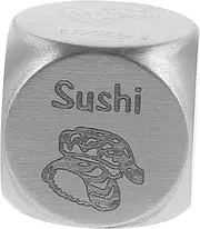 ERINGOGO Food Decision Dice Engraved Date Dice Props for Fun Meal Choices for Parties and Family Gatherings Creative Present Idea