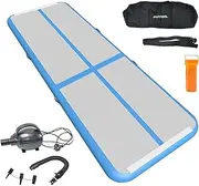 Alpen Outdoor 6.4M Air Track Gymnastics Tumbling Exercise Mat Inflatable Mat For Gymnastics Training Yoga Gym Equipment, With Electric Pump and Storage Bag 640x100x15cm