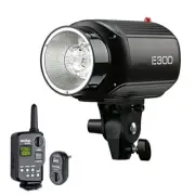 Godox E300 110V Studio Strobe Flash Light Head + FT-16 Trigger Wireless Control