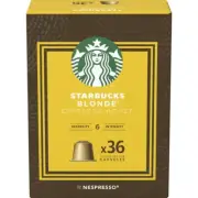Starbucks By Nespresso Blonde Espresso Roast Coffee Pods Capsules 36 Pack