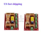 2pcs 4-Way 3 Way Divider 200W Treble + Midrange + Dual Bass Speaker Crossover