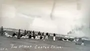VINTAGE PHOTO;TUG OF WAR; CANTON, CHINA; CIRCA 1912