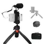 Cvm-vm10-k2 Pro Smartphone Video Suit with Shotgun Mic for Iphone Android Phones Tripod Vlog Kit for Youtube Live Record
