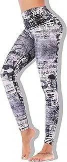 [Chisportate] Sustainale High Waisted Yoga Capris Leggings with Pockets for Women Workout Fitness Running Pants Tight