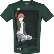 [Difuzed] T Shirt Karma Akabane Logo Official Mens Green