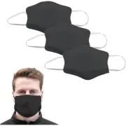 3x Tigerplast Fabric Face Mask Washable Reusable Mask Protect Anti-Microbial Mou