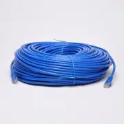 New 300ft Blue RJ45 CAT6 Ethernet LAN Network Internet Computer Solid Wire...