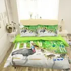 3D Golden Pheasant 2784NA Bed Pillowcases Quilt Cover Duvet Michael Sewell Fay