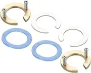 DOITOOL Kitchen Antiloosing Nut Washers Stainless Steel Silicone for Fixing Tool Bathroom Fitting