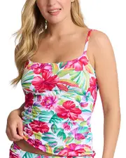 Tommy Bahama Island Cays Fiesta Reversible Tankini Top