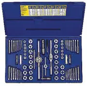 Irwin Hanson 26376 76 Pc. Machine Screw And Sae/Metric Tap And Hex Die Set