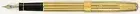 Parker Sonnet Fountain Pen Athens Black Striped 18Kt Gold Fine Pt New In Box