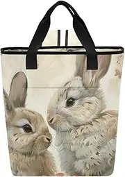 Cooler Tote Bag, Cute Piggy Mud Pig Leakproof Cooler Bag 36 Cans Soft Insulated Tote Backpack for Travel