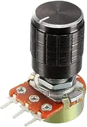XYWHPGV 10K Ohm Variable Resistors Single Turn Rotary Carbon Film Taper Potentiometer with Knobs(7fae8 d964c 3469a 6dab0 5a983 f8b45