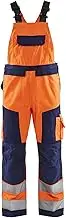 Blakläder High-Vis 266018045389C156 Dungarees Class 2 Size C156 Orange/Navy Blue