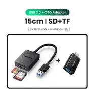Card Reader 4-in-1 USB3.0/USB-C SD Micro SD TF CF MS Compact Flash Card Adapter for Laptop PC Multi OTG Smart Card Reader USB3.0 2-in-1 OTG