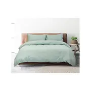 Ardor Boudoir Queen Size Everly Quilt Cover Bedding Set Eucalyptus