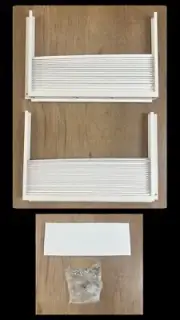 Window Air Conditioner AC Side Panel w/ Frame Accordion Filler Kit NEW