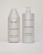 Lux Nation Keratin Treatment 1000ml Shampoo 1000ml Purify Shampoo Set