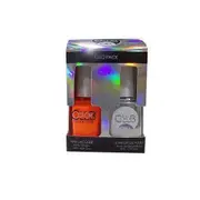 Color Club Matching Soak Off Gel + Nail Lacquer Polish Duo Foxy Mama N26