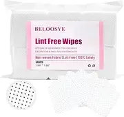 540 PCS Lint Free Nail Wipes,Eyelash Extension Glue Wipes,Super Absorbent Soft Non-woven Fabric Adhesive Nail Polish Remover Wipe,Cleaning Pad Cloth for Lash Extension Supplies and Nail Polish Bottle