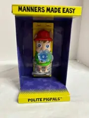 Manners Made Easy Polite PigPals Bathroom Towel Talking Hook (Batteries Needed)