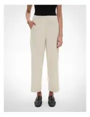 [Witchery] Linen Crop Pant in Flax