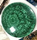 42"Green Marble Inlay Coffee Table, Malachite Table Top, Unique Side Table Decor