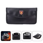 Fireproof Money Bag For Cash Waterproof Document Bag Travel Safe Money