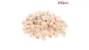 3/8 Wooden Cube Game Pieces (Natural Unfinished 100pcs) Cubes