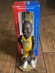 Shaquille O'Neal Shaq Forever Collectibles Bobblehead LE Yellow LA Lakers Jersey