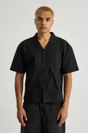 [Factorie] Factorie - Half Half Boxy Cropped Short Sleeve Shirt - Hh black stealth M HH BLACK STEALTH