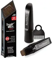 TouchBack PRO Gray Root Touch Up Marker Applicator - Real Hair Color (Light Brown)