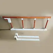 Bed Rail for Elderly Side Guard for Elderly Multifunction Anti-Fall Vertical Lift Disabled Bed Rail Guard Folding Assist Handle Handicap Bed Railing Metal Grip Bumper Bar Bed Side