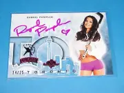 2014 Benchwarmer RAQUEL POMPLUN Toronto Hockey Pink Auto/25 Playboy PMOY Sexy