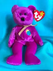 RARE! 1st Edition 1999 retired TY Beanie baby Millenium Bear w/Multiple Errors
