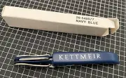 Kettmeir Winery Duo-Lever Waiter's Corkscrew with Navy blue Enamel Handle