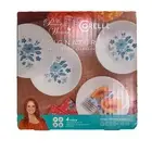 The Pioneer Woman New by Corelle 4-Piece Appetizer Plate Set Evie - Blue