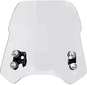 Motorcycle Windshield for Triumph Speed 400 Scrambler 400X 400 X Speed400 2024 Wind Deflectors Viser Visor Motorcycle WindScreen Windshield windscreen Double Bubble(Small Transparent)