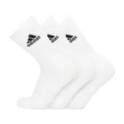 Adidas Men's Cushioned Crew Sock 3-Pack - White
