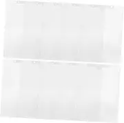 HAPINARY 10pcs Plastic File Folder Protective Bag Pp Material Office School Document Storage Bag Portable Paper Holder for Boys and Girls Adults