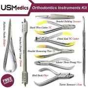 Bracket Gauge Scaler Instruments Kit Braces Pliers Needle Holder Lab Orthodontic