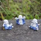 Miniature Laughing Buddha Statue Happy Lucky Mini Garden Fengshui Decor